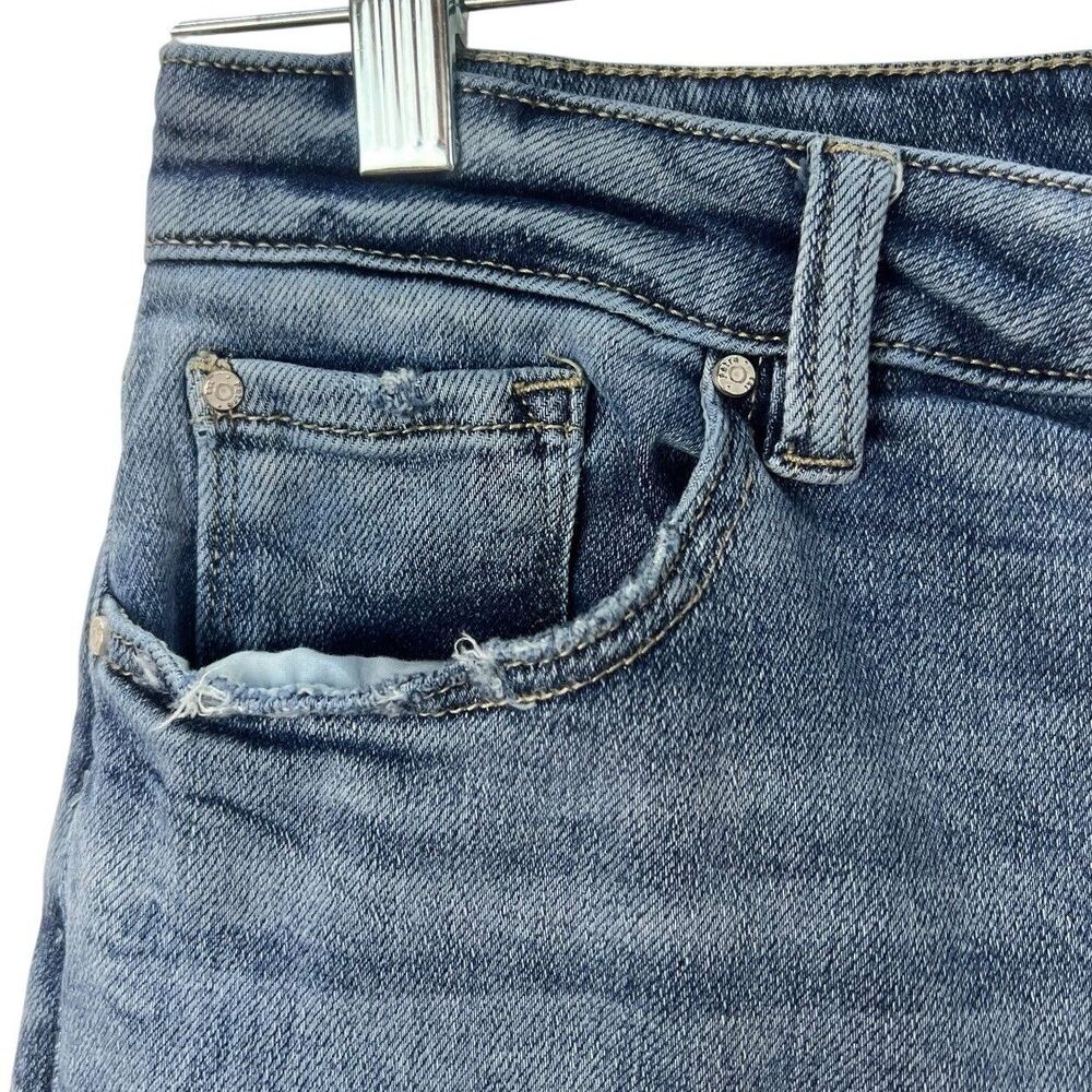 Petra 153 Vintage Flare High Rise Jeans sz 9/28 Frayed Hem - Picture 5 of 9